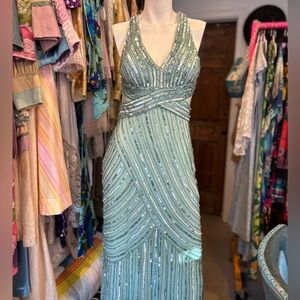 Soft Sea Green Gown